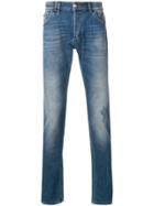 Philipp Plein Dirty Denim Jeans - Blue