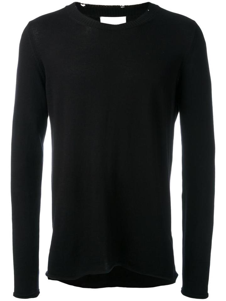 Lost & Found Ria Dunn Crew Neck Jumper, Men's, Size: Large, Black, Cotton