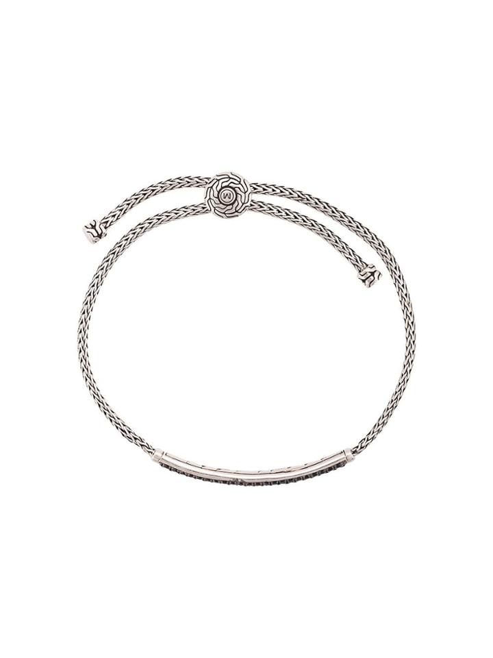 John Hardy Classic Chain Pull-through Sapphire And Spinel Bracelet -