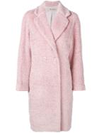 Blanca Eco Fur Overcoat - Pink