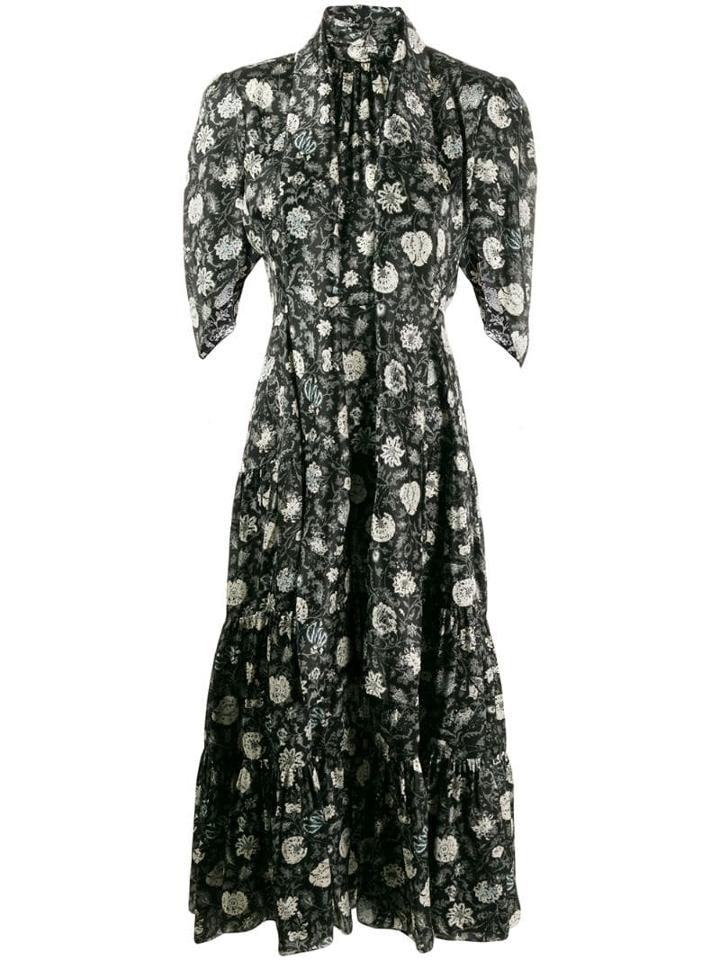 Chloé Dandelion Print Dress - Black