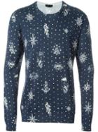 Alexander Mcqueen Tattoo Intarsia Jumper