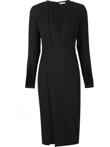 Protagonist V-neck Dress, Women's, Size: 8, Black, Polyester/spandex/elastane/virgin Wool