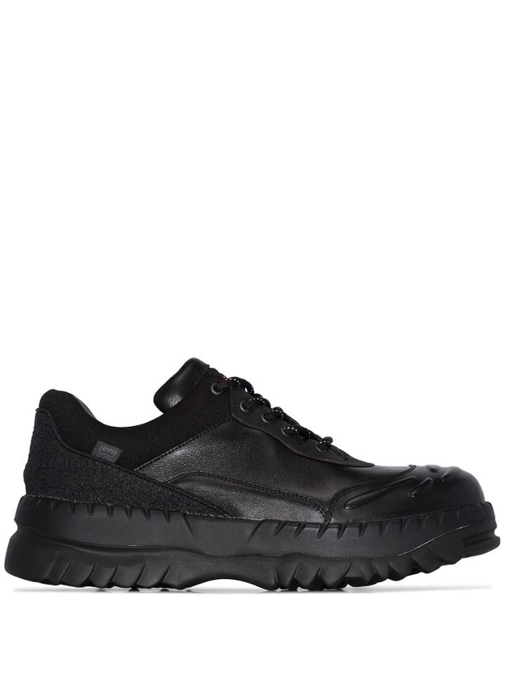 Camper Lab X Kiko Kostadinov Panelled Leather Sneakers - Black