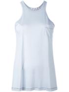 Helmut Lang - Racer Tank Top - Women - Nylon/micromodal - M, Blue, Nylon/micromodal
