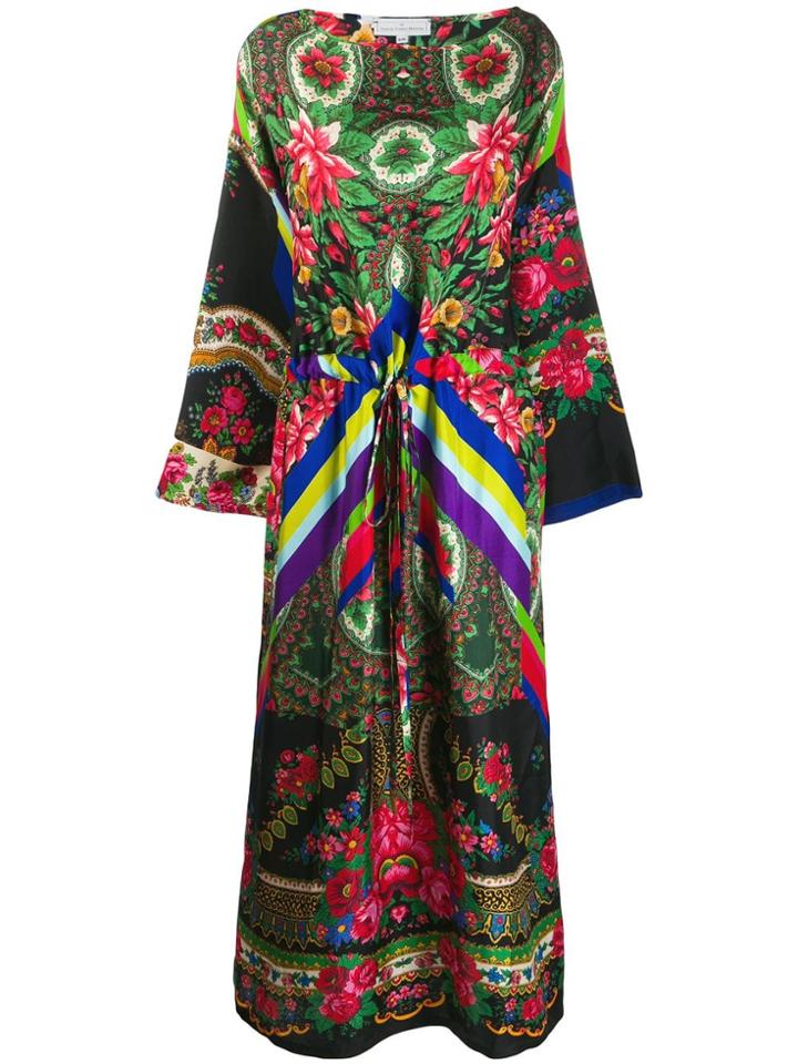Pierre-louis Mascia Printed Maxi Dress - Black