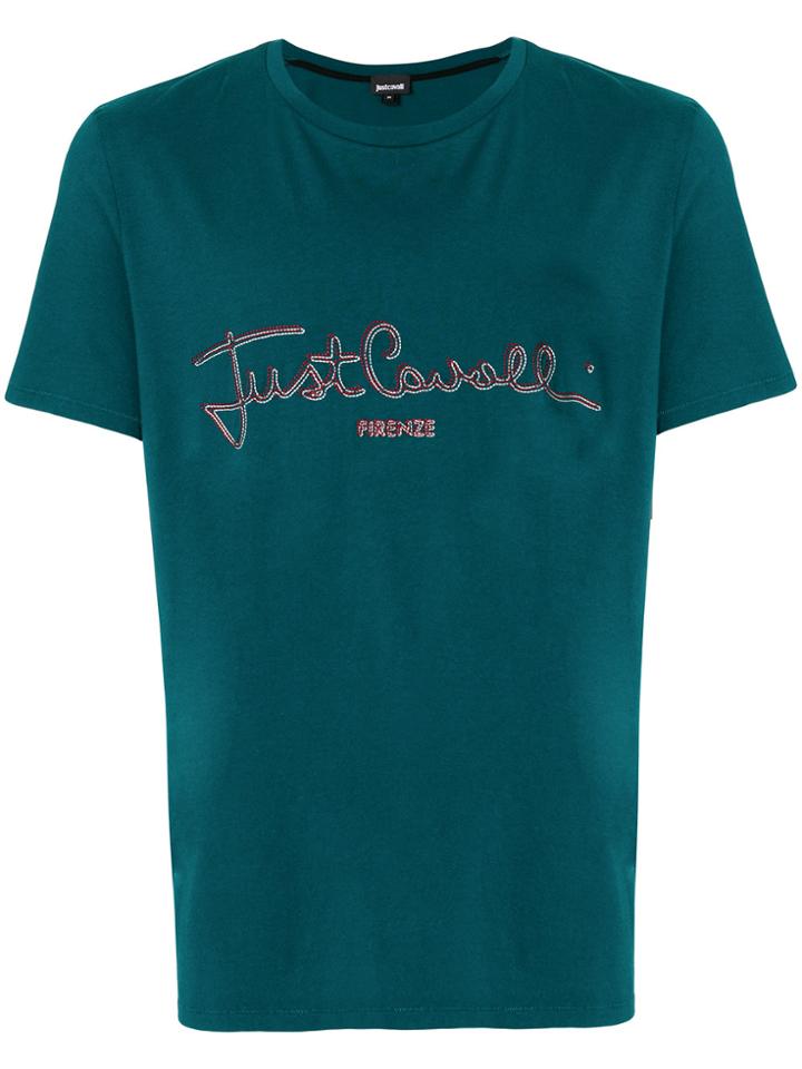 Just Cavalli Logo T-shirt - Blue