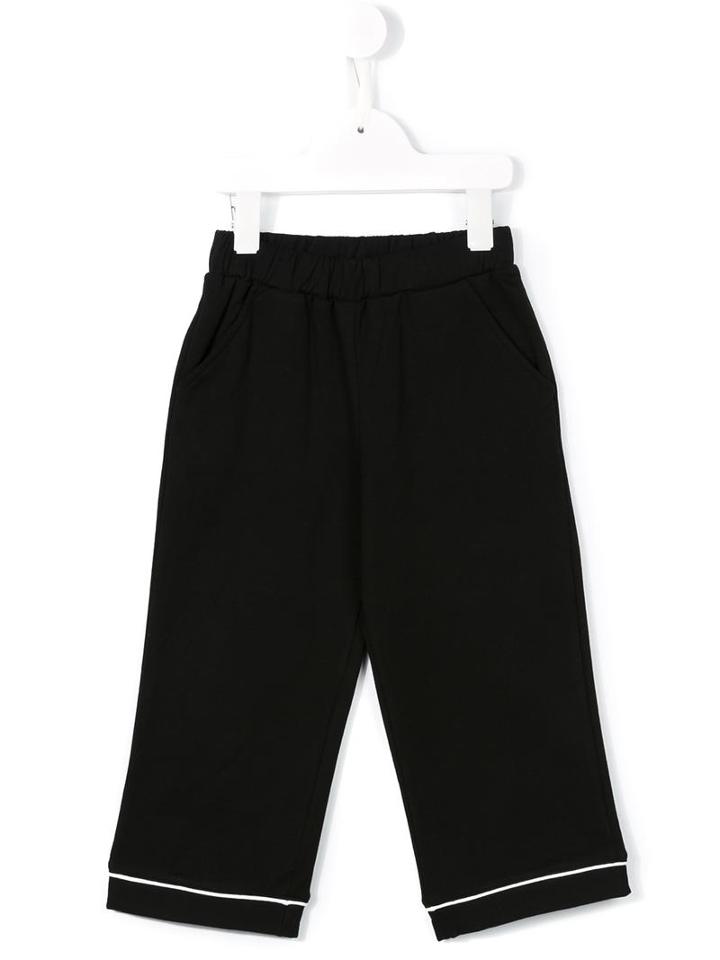 Douuod Kids Straight-leg Trousers, Girl's, Size: 6 Yrs, Black