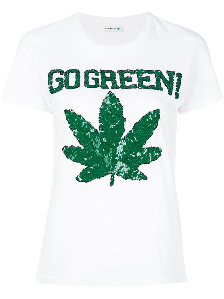 P.a.r.o.s.h. Go Green T-shirt - White
