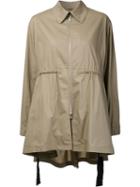 Adam Lippes Drawstring Anorak, Women's, Size: Medium, Nude/neutrals, Cotton