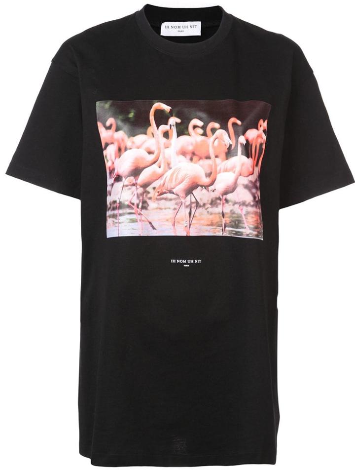 Ih Nom Uh Nit Flamingo T-shirt - Black