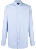 Hackett Micro-print Shirt, Men's, Size: Large, Blue, Cotton