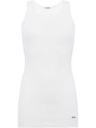 Miu Miu Ribbed Tank Top - White