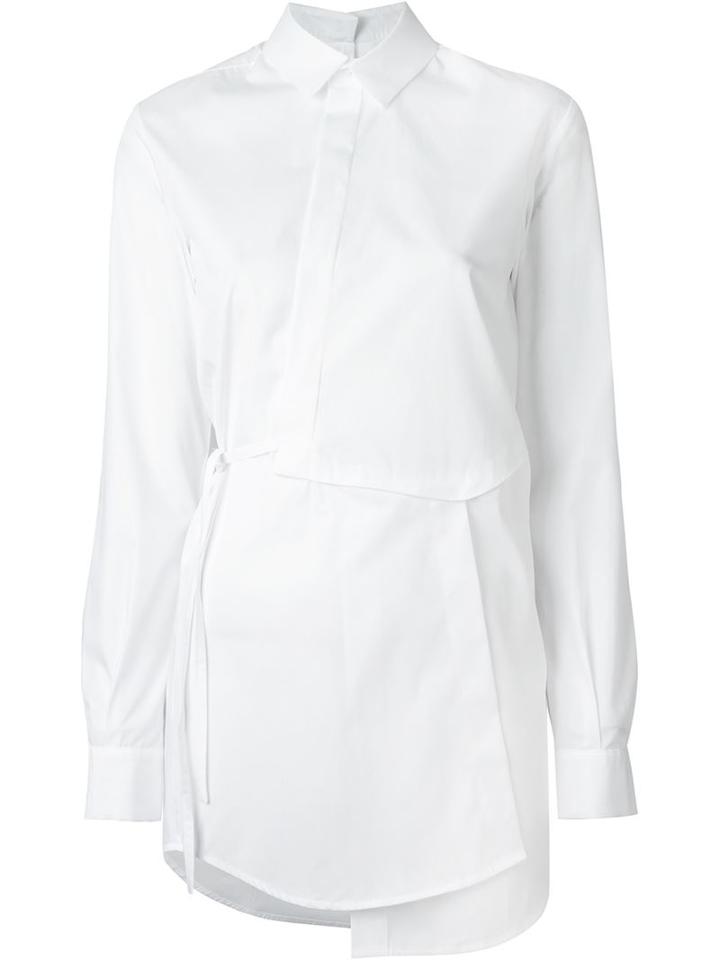 Jacquemus Wrap Shirt, Women's, Size: 40, White, Cotton
