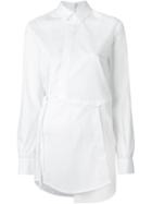 Jacquemus Wrap Shirt, Women's, Size: 40, White, Cotton