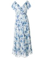 Polo Ralph Lauren Floral Flared Maxi Dress - Blue