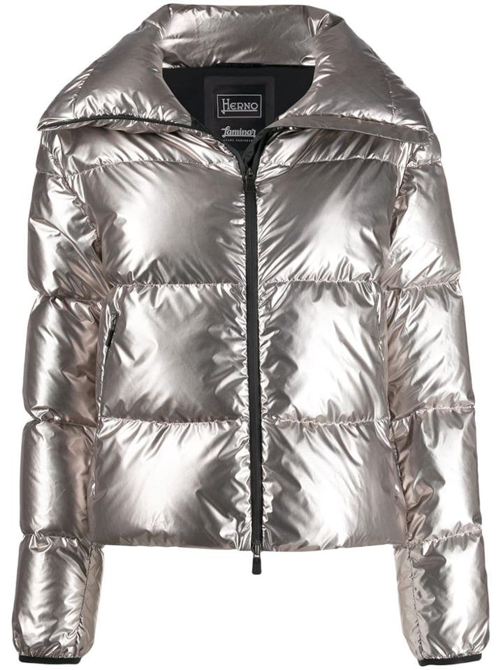 Herno High-neck Puffer Jacket - Grey