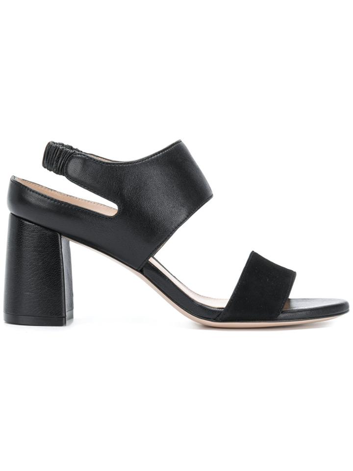 Stuart Weitzman Slingback Erica Sandals - Black