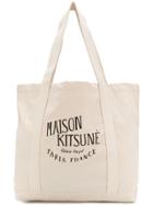 Maison Kitsuné Palais Royal Shopping Bag - Nude & Neutrals