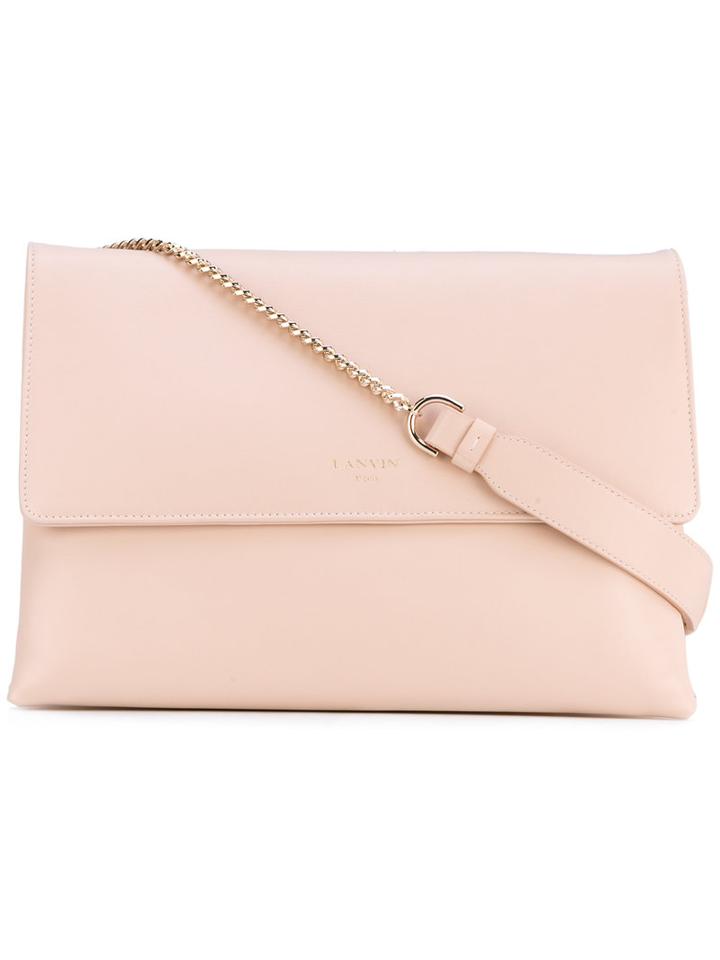 Lanvin - 'sugar' Shoulder Bag - Women - Lamb Skin - One Size, Pink/purple, Lamb Skin