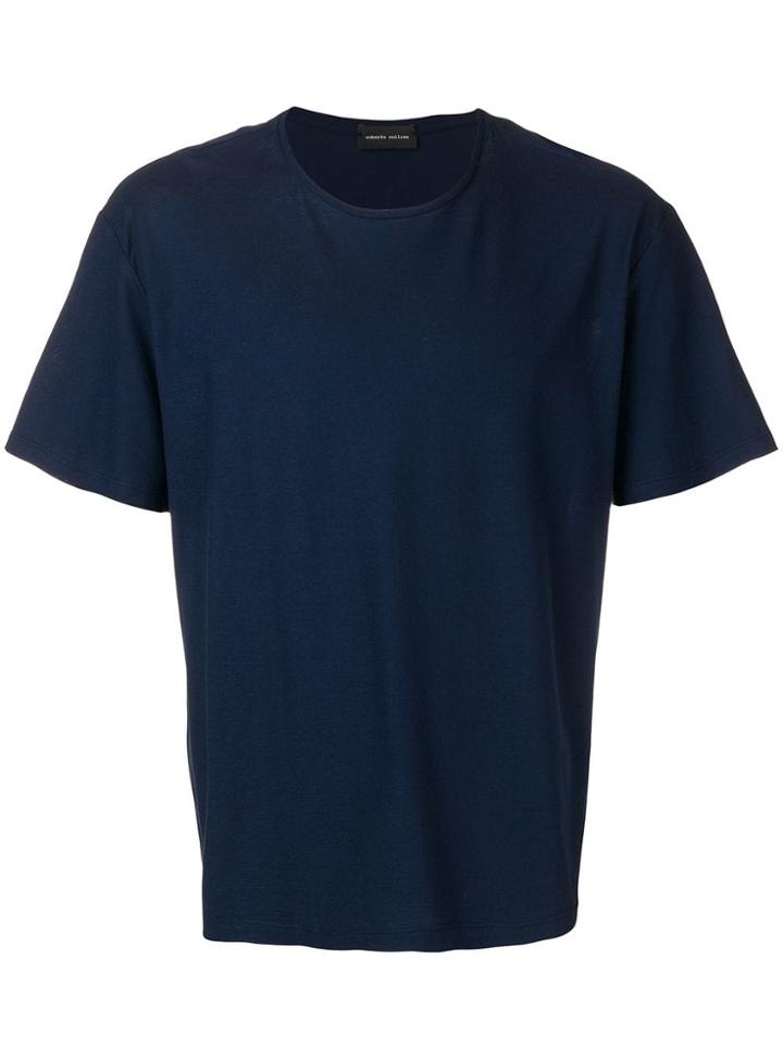 Roberto Collina Casual Crewneck T-shirt - Blue