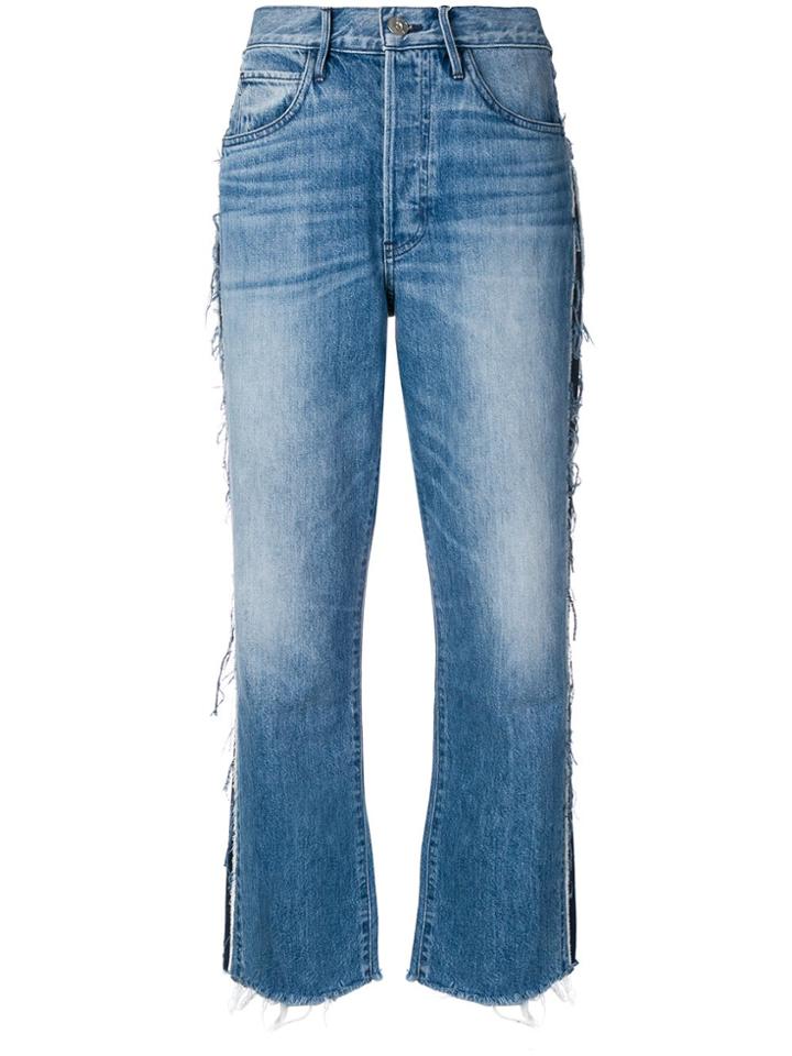 3x1 Side Tape Straight Jeans - Blue