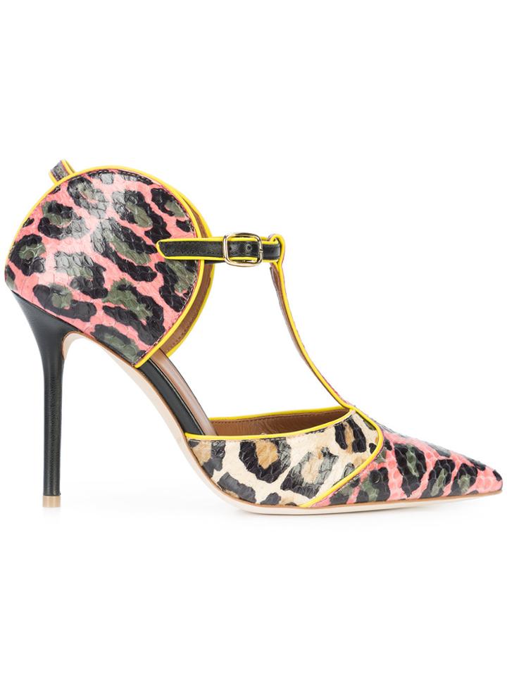 Malone Souliers Imogen Leopard Print Pumps - Pink & Purple