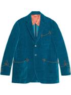 Gucci Velvet Jacket - Blue