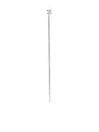 White Bird 18kt White Gold Diamond Single Sophie Chain Earring