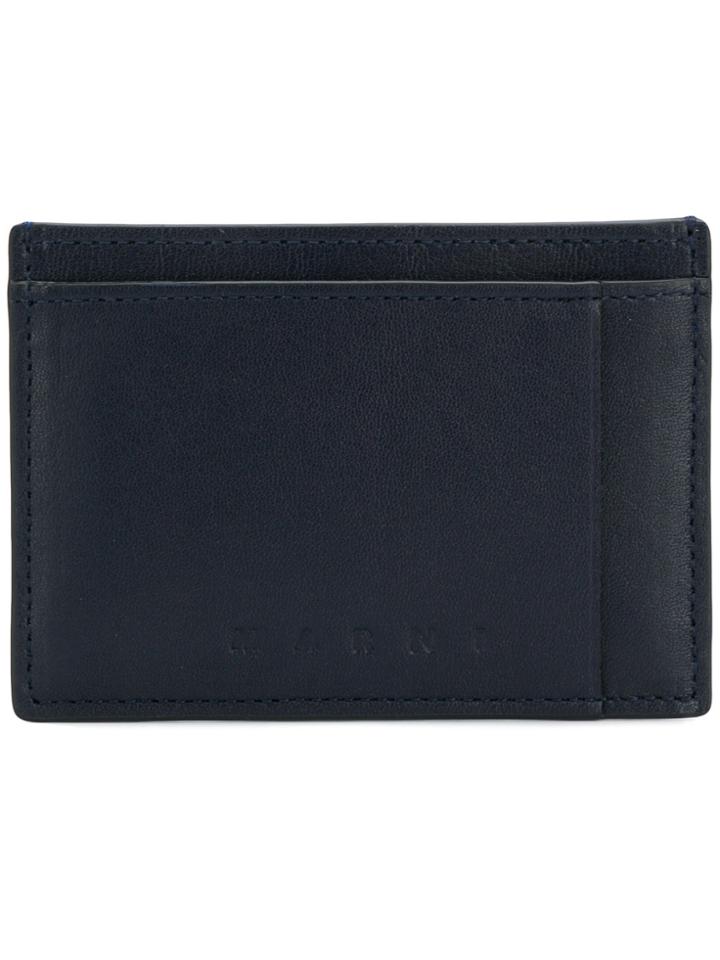Marni Embossed Cardholder - Blue
