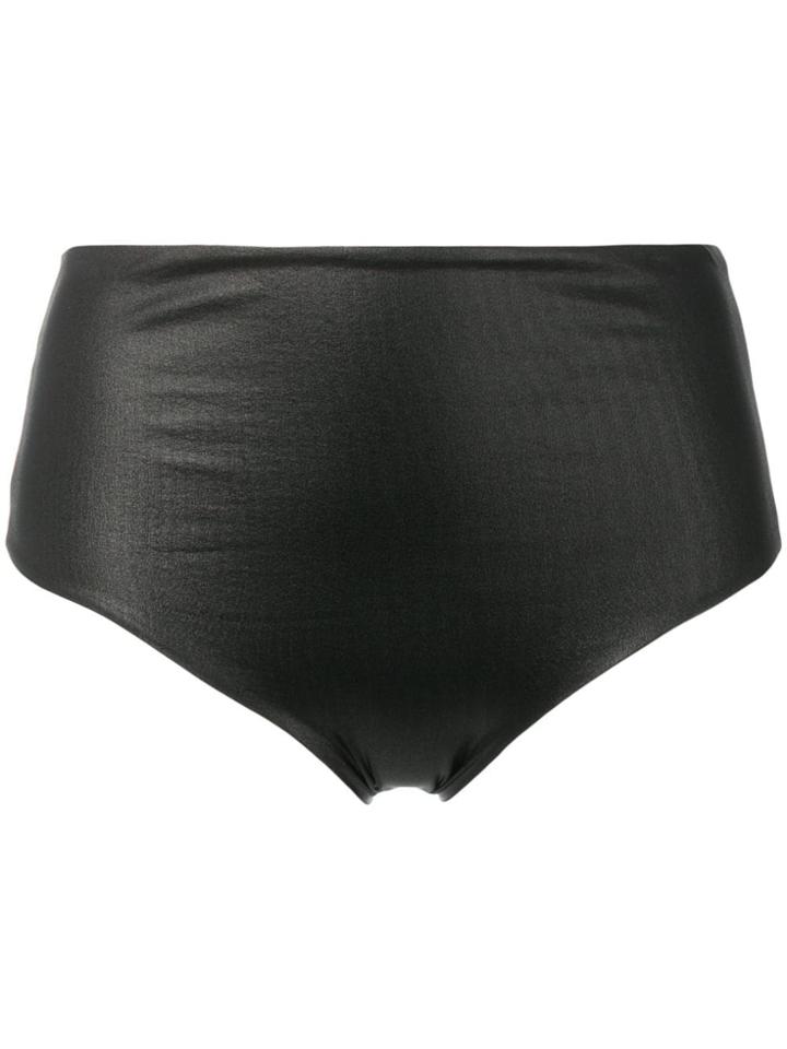 Fisico High-waisted Bikini Bottoms - Black