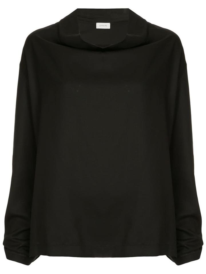 Lemaire Loose Fitted Sweatshirt - Black