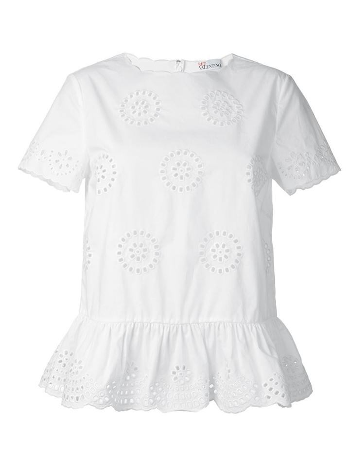 Red Valentino Peplum Top