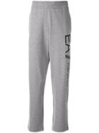 Ea7 Emporio Armani Logo Print Track Pants - Grey