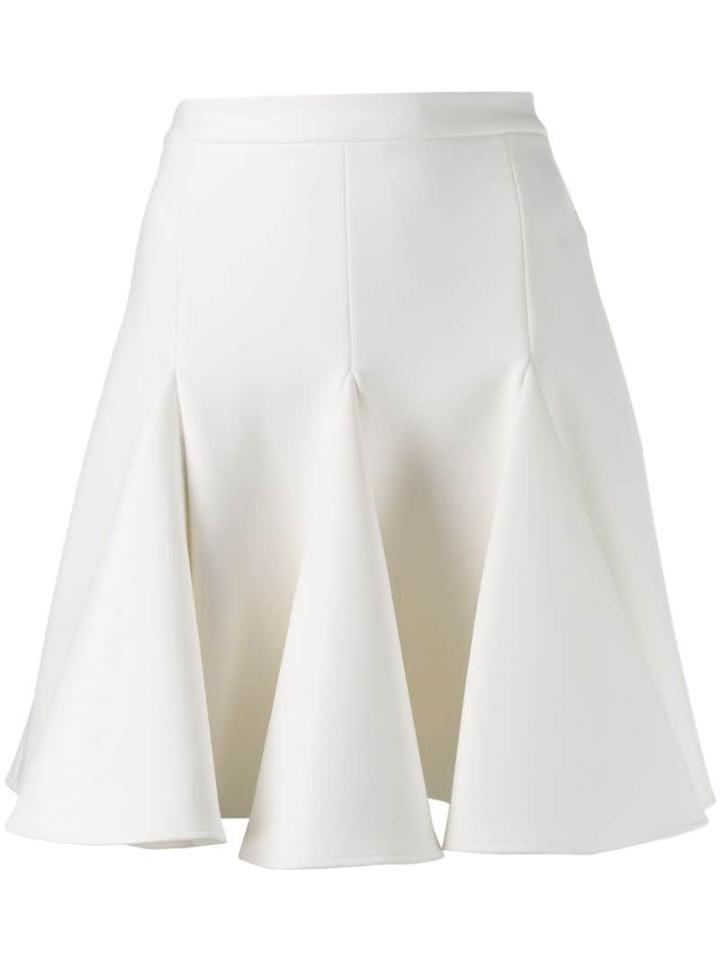 Off-white High-waist Pleated Skirt