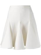 Off-white High-waist Pleated Skirt