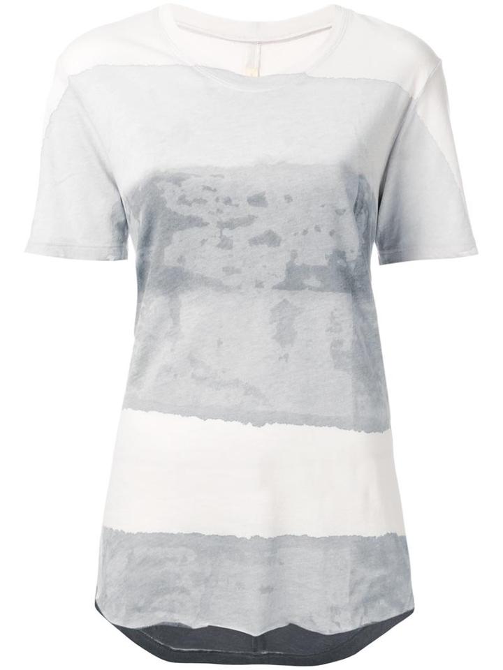 Raquel Allegra Bleached T-shirt, Women's, Size: 0, Grey, Cotton/polyester