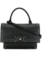 Givenchy Small 'shark' Tote, Women's, Black, Calf Leather/metal