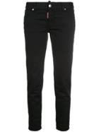 Dsquared2 Twiggy Cropped Jeans - Black