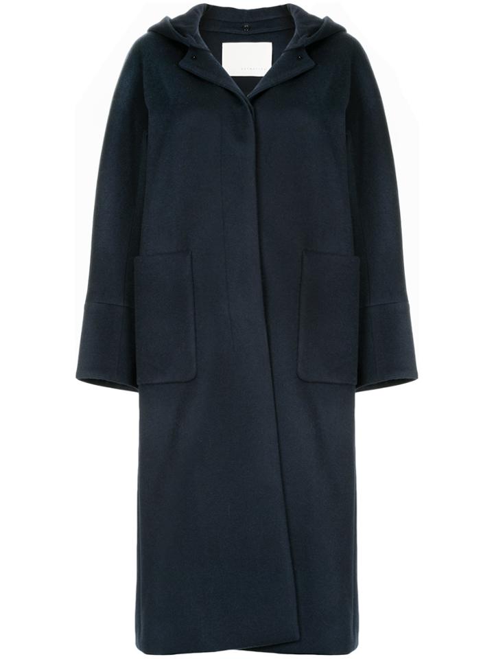 Estnation Single Breasted Coat - Blue