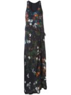 Cédric Charlier Floral Print Maxi Dress