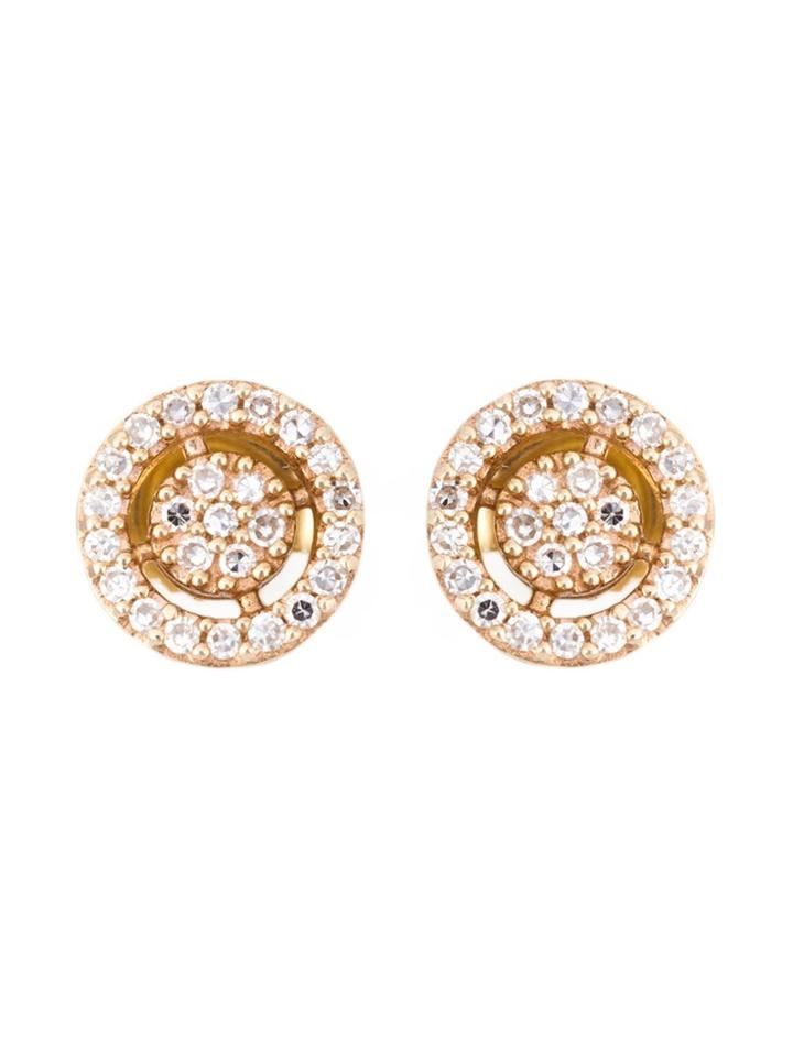 Astley Clarke Mini 'icon Aura' Diamond Stud Earrings - Metallic