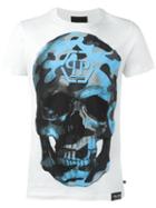 Philipp Plein 'mission' T-shirt, Men's, Size: Xl, White, Cotton