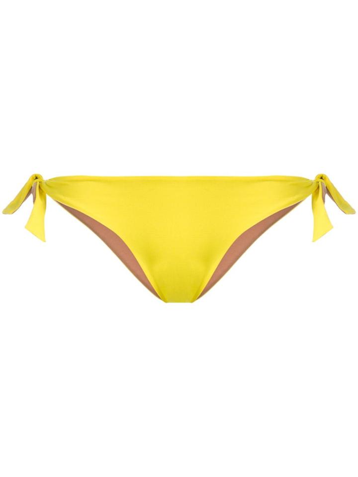 Fisico Reversible Bikini Bottoms - Yellow