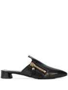 Agl Side Zip Detail Mules - Black