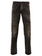 Mastercraft Union Ripped Tapered Jeans, Men's, Size: 34, Black, Cotton/polyurethane