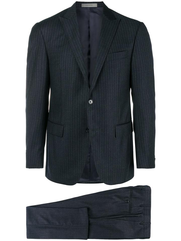 Corneliani Two-piece Pinstripe Suit - Blue