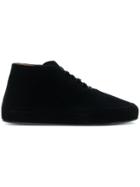 Unonovecinque Velvet Lace-up Sneakers - Black