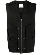 Helmut Lang Utility Zip-up Vest - Black