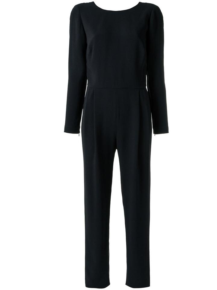 Andrea Marques - Long Sleeves Jumpsuit - Women - Acetate/viscose - 38, Black, Acetate/viscose
